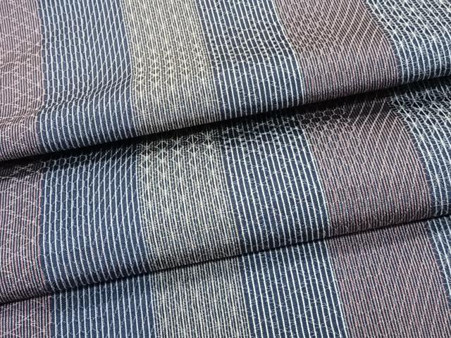 平和屋着物▽上質な小紋 単衣 間道 正絹 逸品 CAAT6587xi