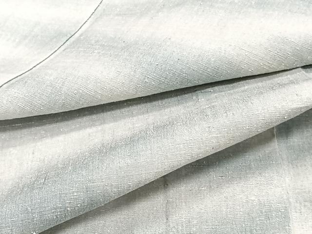 平和屋着物▽上質な紬 単衣 流水文 正絹 逸品 CAAT6604xi