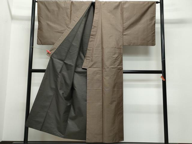 平和屋着物●男性 本場大島紬 アンサンブル 亀甲柄 正絹 逸品 CAAT6894vf