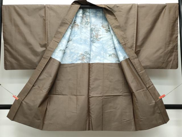 平和屋着物●男性 本場大島紬 アンサンブル 亀甲柄 正絹 逸品 CAAT6894vf