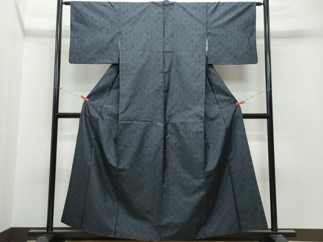 平和屋着物●本場大島紬 9マルキ 麻の葉文様 松坂屋扱い 正絹 逸品 CAAT6952vf
