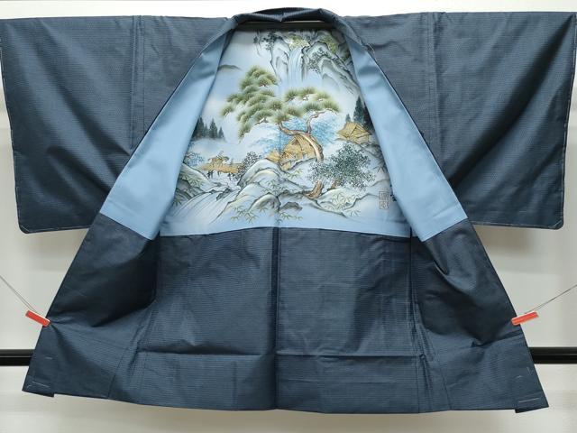 平和屋着物●男性 本場大島紬 アンサンブル 100亀甲 総詰め 正絹 逸品 未使用 CAAT6958vf