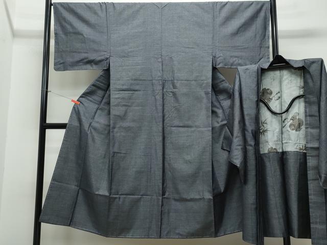 平和屋着物●男性 本場大島紬 アンサンブル 80亀甲 総詰め 正絹 逸品 未使用 CAAT7008vf