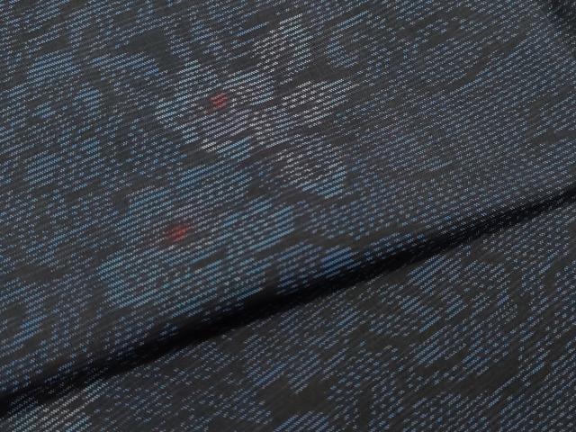 平和屋着物●本場大島紬 草花文 正絹 逸品 CAAT7134vf
