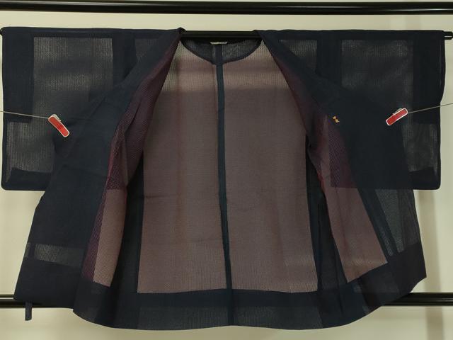 平和屋着物▽道長コート スリーシーズン 春夏秋 塵除け 紗 抽象文 正絹 逸品 CAAT7290vp