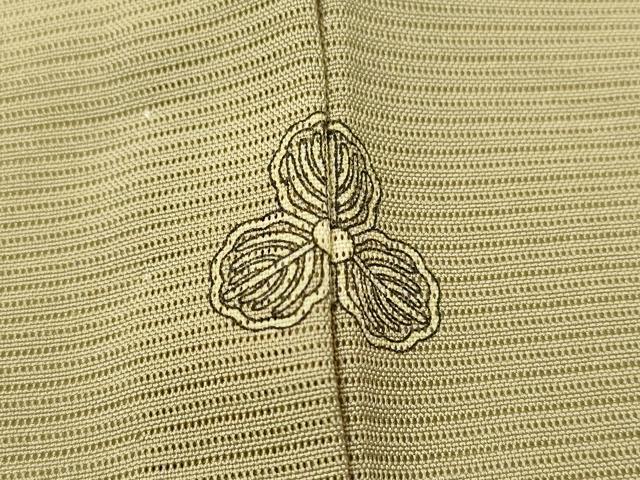 平和屋着物*夏物 訪問着 絽 友禅 蔦の葉花文 暈し染め 正絹 逸品 CAAT7326vp
