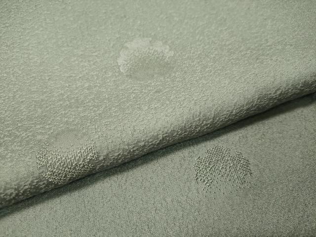 平和屋着物▽上質な小紋 単衣 雪輪地紋 暈し染め まるやま扱い 正絹 逸品 CAAT7336vp