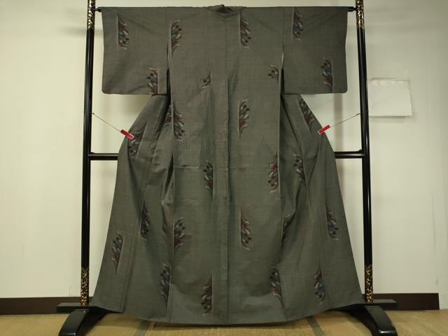 平和屋着物●本場大島紬 9マルキ 吉祥文 正絹 逸品 CAAT7547vp