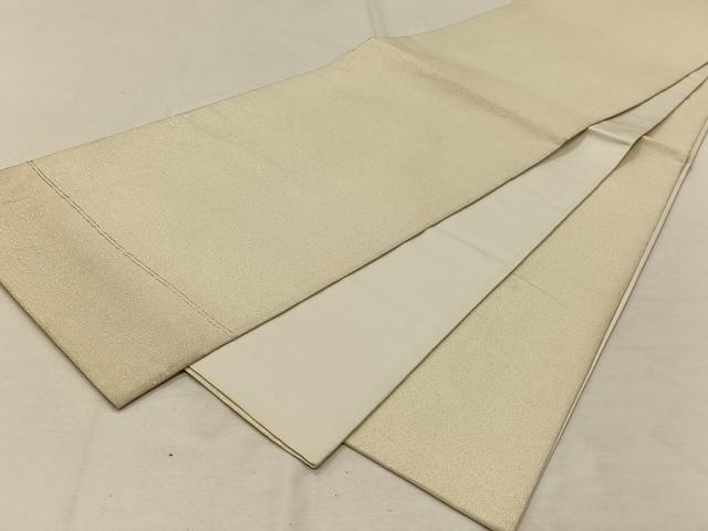 平和屋着物◎全通柄袋帯 霞文 銀通し地 正絹 逸品 CAAT8973qv