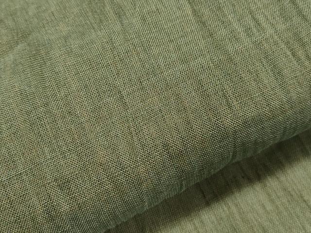 平和屋着物*夏物 男性 小千谷ちぢみ 霞文 麻 逸品 CAAT9445dy