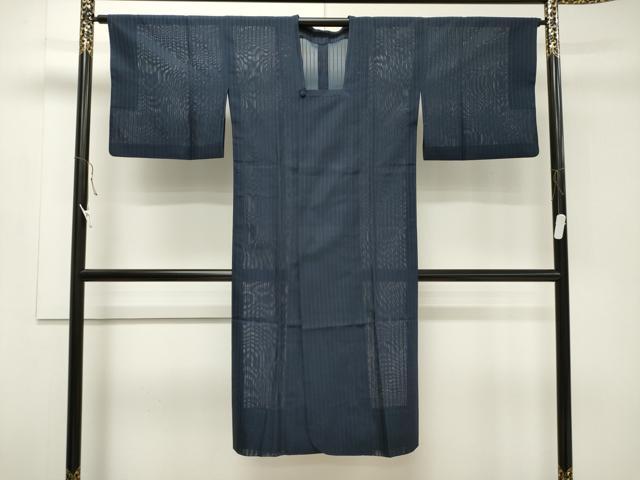 平和屋着物▽道行コート　スリーシーズン　春夏秋　塵除け　霞文　正絹　逸品　AABF2541jh 平和屋着物▽道行コート スリーシーズン 春夏秋 塵除け 縞紋紗