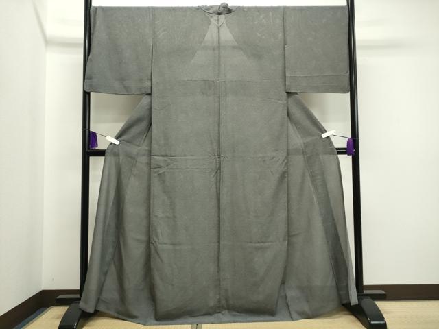 平和屋着物*夏物 江戸小紋 絽 鮫小紋柄 黒地 やまと誂製 正絹 逸品 CAAT9794gh