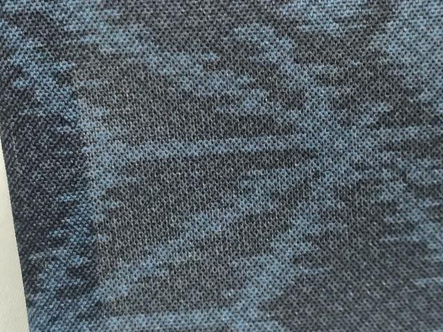 平和屋着物▽上質な小紋 単衣 麻の葉文様 正絹 逸品 CAAT9928gh