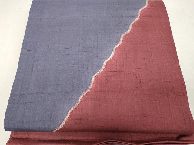 平和屋着物●太鼓柄袋帯 紬地 絞り 霞文 正絹 逸品 CAAU1195yk