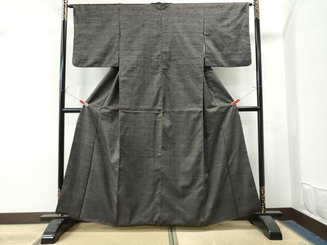 平和屋着物●上質な紬 縞 正絹 逸品 CAAU1693yc