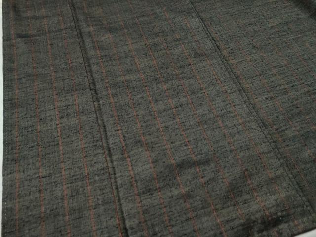 平和屋着物●上質な紬 縞 正絹 逸品 CAAU1693yc
