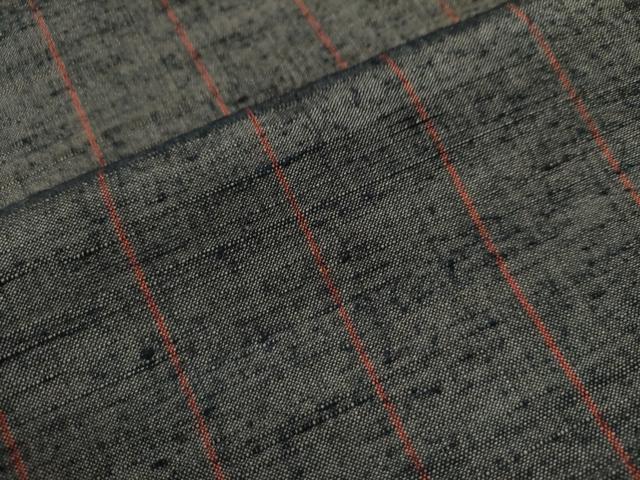 平和屋着物●上質な紬 縞 正絹 逸品 CAAU1693yc