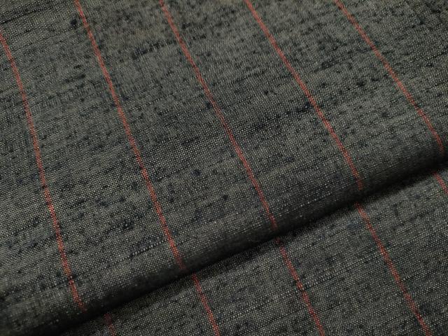 平和屋着物●上質な紬 縞 正絹 逸品 CAAU1693yc