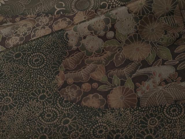 平和屋着物●訪問着 花唐草文 正絹 逸品 CAAU1867yc