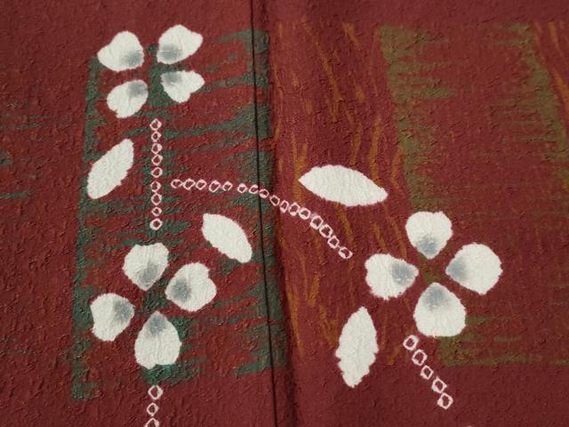 平和屋着物●ファッションデザイナー HIROKO KOSHINO コシノヒロコ 訪問着 枝花文 正絹 逸品 CAAU2124yc