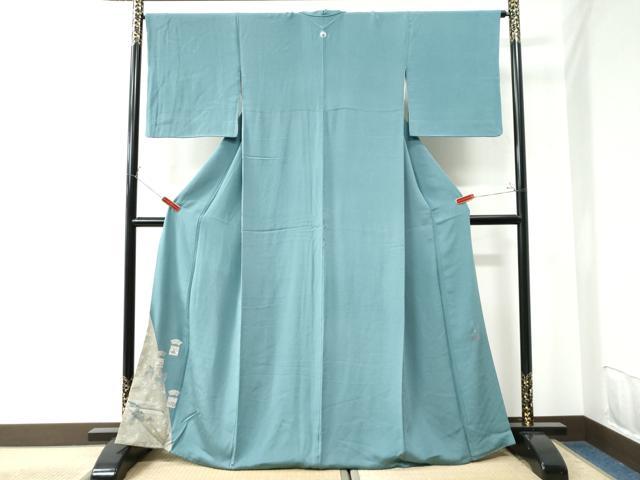 平和屋着物●松尾光琳 色留袖 百人一首 風景文 金彩 鬼しぼ縮緬 正絹 逸品 CAAU2428yc