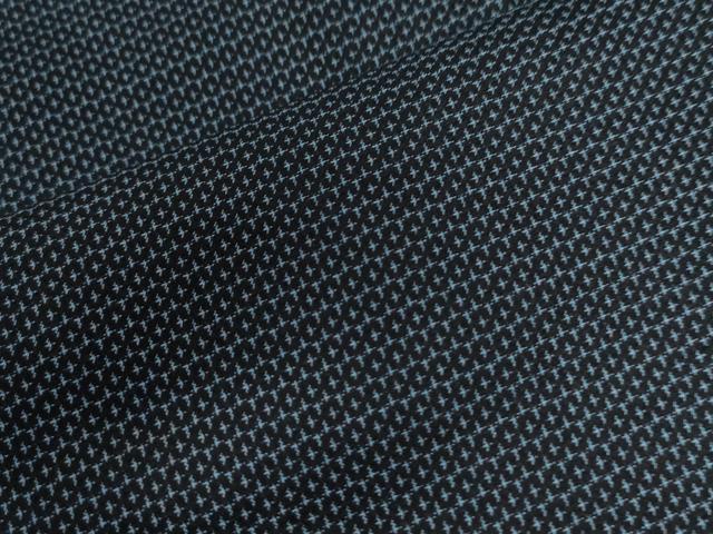 平和屋着物●男性 紬 アンサンブル 100亀甲 総詰め 正絹 逸品 未使用 CAAU2494yc