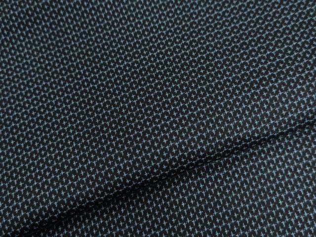 平和屋着物●男性 紬 アンサンブル 100亀甲 総詰め 正絹 逸品 未使用 CAAU2494yc