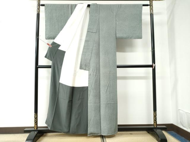 平和屋着物●江戸小紋 小川寛 鮫小紋柄 葵 正絹 逸品 未使用 CAAU2560yc