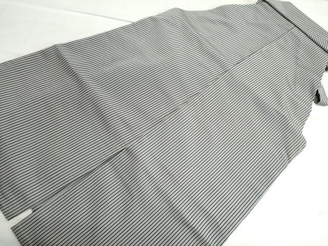 平和屋着物●男性 行灯袴 間道 正絹 逸品 CAAU2641yc