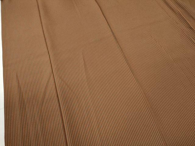 平和屋着物●上質な小紋 縞 正絹 逸品 CAAU2652yc
