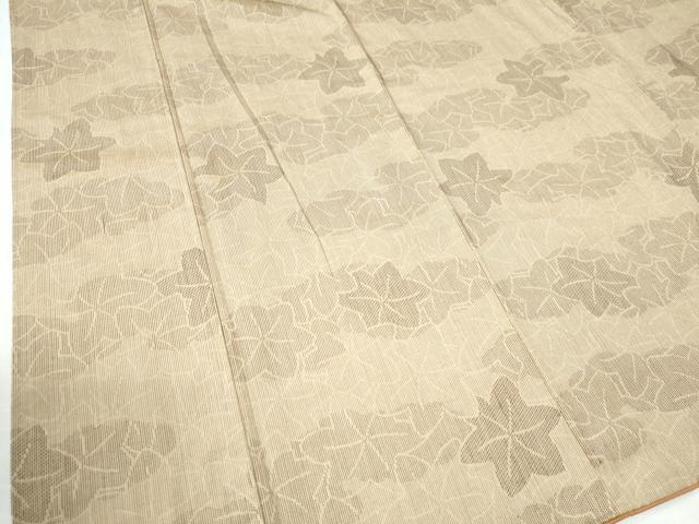 平和屋着物●上質な紬 楓尽くし 正絹 逸品 CAAU2749yc