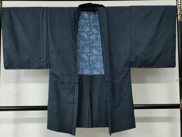 平和屋着物●男性 本場大島紬 アンサンブル 100亀甲 総詰め 正絹 逸品 未使用 CAAU2766yc