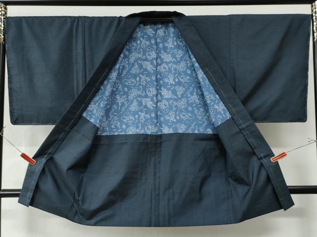 平和屋着物●男性 本場大島紬 アンサンブル 100亀甲 総詰め 正絹 逸品 未使用 CAAU2766yc