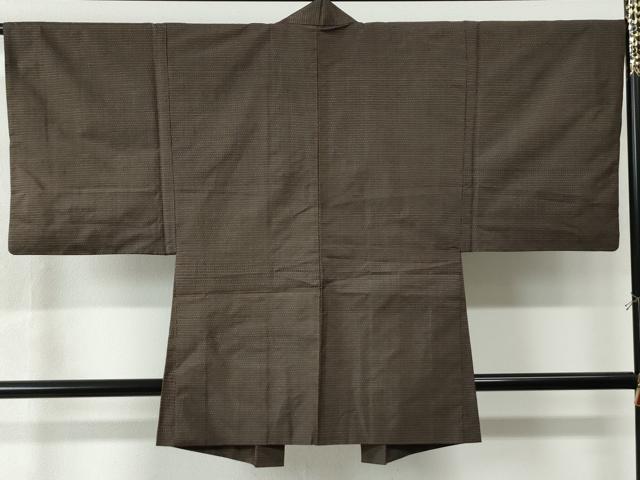 平和屋着物●男性 本場大島紬 アンサンブル 吉祥文 正絹 逸品 CAAU2767yc