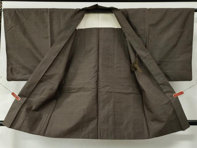 平和屋着物●男性 本場大島紬 アンサンブル 吉祥文 正絹 逸品 CAAU2767yc