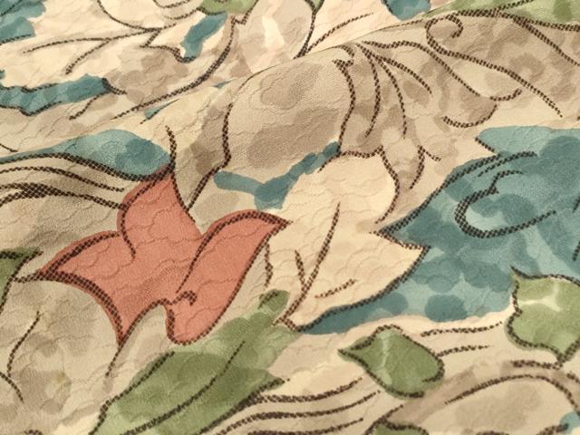 平和屋着物●上質な小紋 草花文 正絹 逸品 CAAU2887yc