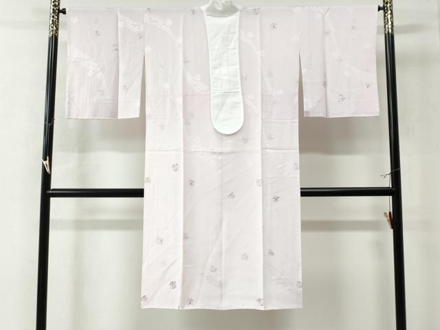 平和屋着物●長襦袢 袷 草花丸文 正絹 逸品 未使用 CAAU2934yc