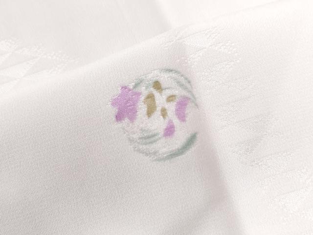 平和屋着物●長襦袢 袷 草花丸文 正絹 逸品 未使用 CAAU2934yc