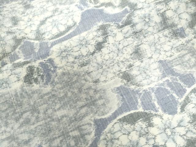 平和屋着物●上質な紬 舞花文 正絹 逸品 CAAU2992yc