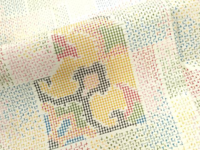 平和屋着物●上質な紬 吉祥文 正絹 逸品 未使用 CAAU3040yc