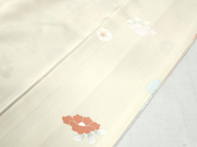 平和屋着物●訪問着 刺繍 花筏文 暈し染め 金彩 正絹 逸品 CAAU3182yc