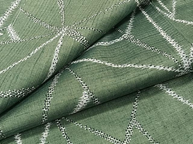 平和屋着物▽上質な紬 単衣 切嵌文 正絹 逸品 CAAU3848xi