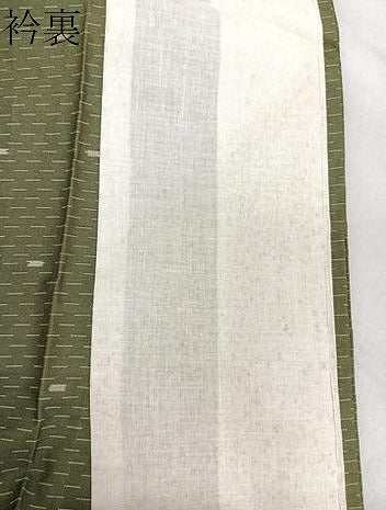 平和屋着物▽上質な紬 単衣 幾何学文 正絹 逸品 CAAU3879xi