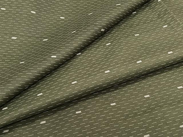 平和屋着物▽上質な紬 単衣 幾何学文 正絹 逸品 CAAU3879xi