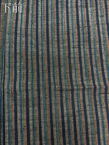 平和屋着物▽上質な紬 単衣 縞 正絹 逸品 CAAU3901xi
