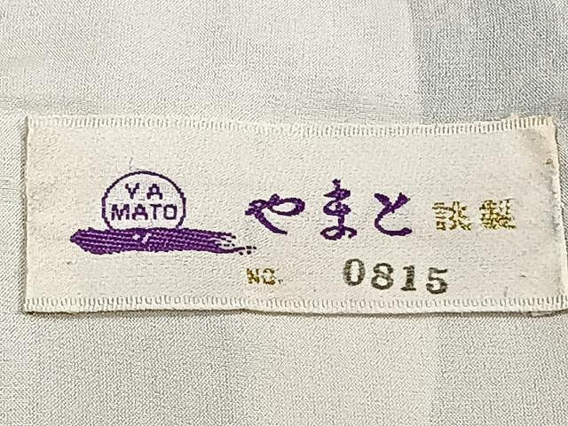 平和屋着物▽上質な小紋 単衣 樹林文 鬼しぼ縮緬 やまと誂製 正絹 逸品 CAAU3904xi