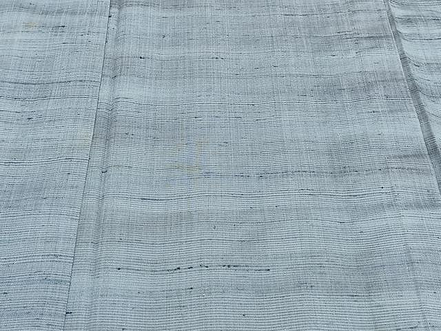 平和屋着物▽上質な紬 単衣 霞文 正絹 逸品 CAAU3913xi