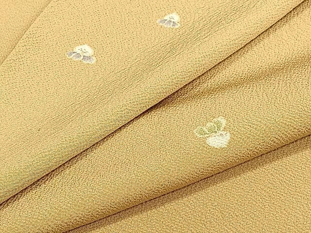 平和屋着物▽上質な小紋 単衣 かぶ 成り物 正絹 逸品 CAAU3926xi