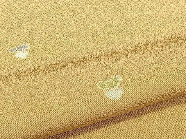 平和屋着物▽上質な小紋 単衣 かぶ 成り物 正絹 逸品 CAAU3926xi