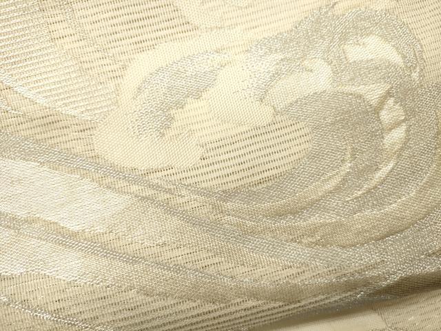 平和屋着物*夏物 六通柄袋帯 立波文 金銀糸 正絹 逸品 CAAU4149eg